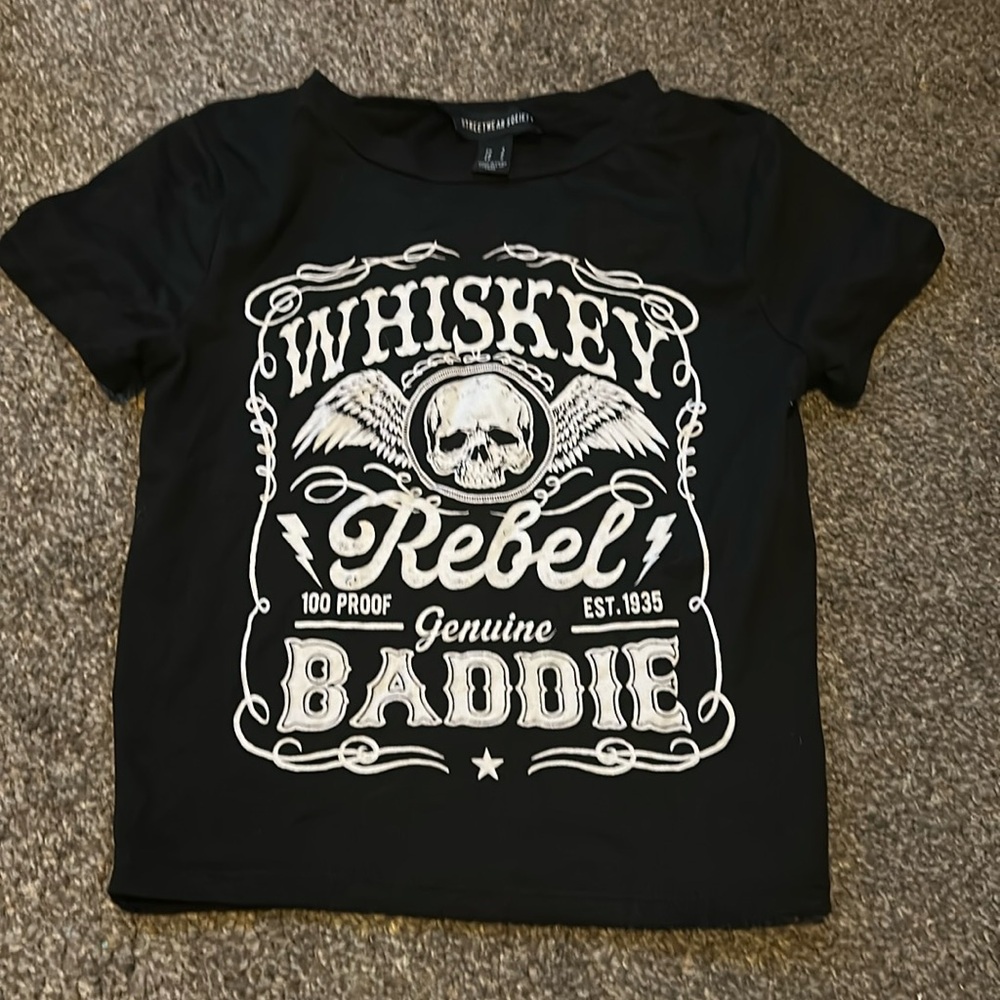 Whisky rebel baddie shirt